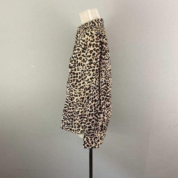 NWT 1901 Animal‎ Print Long Sleeve Button Down (XS) - Picture 3 of 8